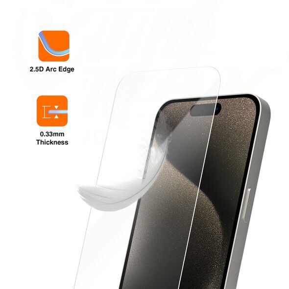 Vmax tempered glass 2,5D Normal Clear Glass for iPhone 14 Pro Max 6,7&quot;