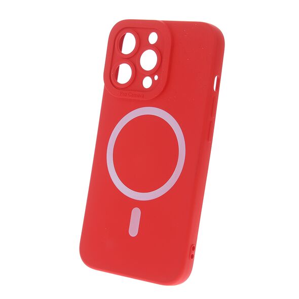 Silicon Mag case for iPhone 14 Pro Max 6,7&quot; red