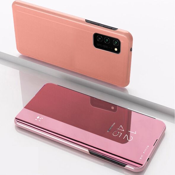 Smart Clear View case for Xiaomi Redmi Note 11s pink