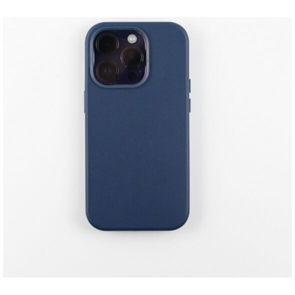 Mag Leather case for do iPhone 12 / 12 Pro 6,1&quot; dark blue 5907457734395