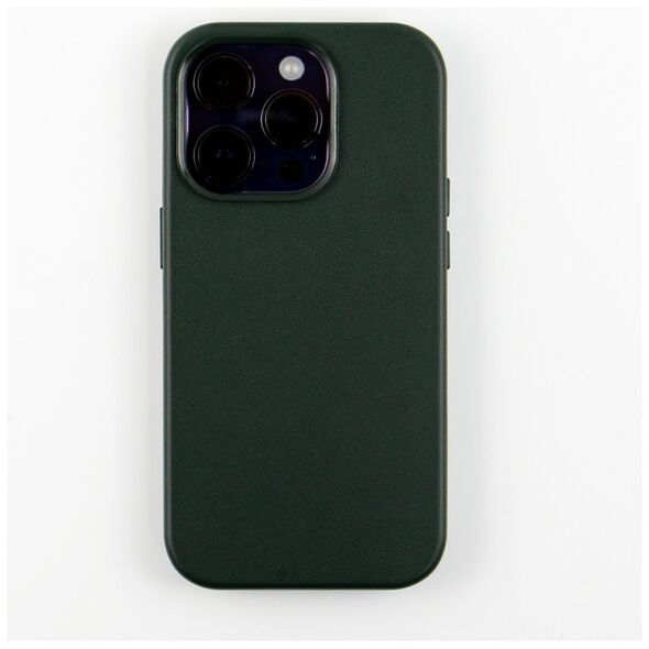 Mag Leather case for do iPhone 12 / 12 Pro 6,1&quot; dark green 5907457734500