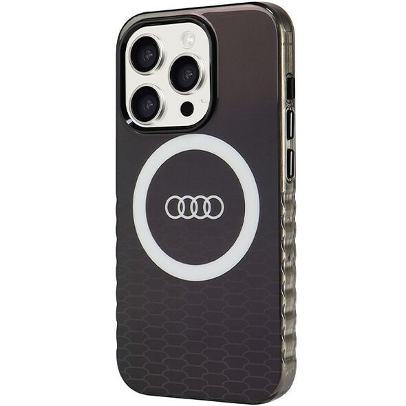 Audi case for iPhone 15 6,1&quot; black IML Big Logo MagSafe Case 6955250227308