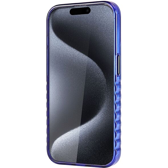 Audi case for iPhone 15 Pro Max 6,7&quot; blue IML Big Logo MagSafe Case 6955250227407