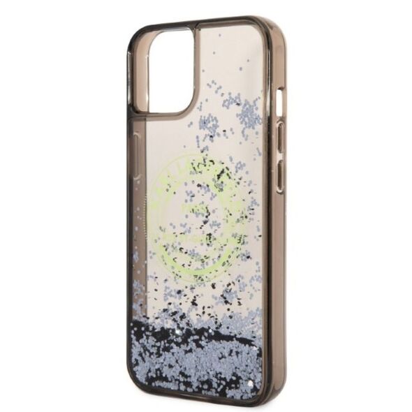 Karl Lagerfeld case for iPhone 14 6,1&quot; KLHCP14SLCRSGRK black hardcase Liquid Glitter RSG 3666339086008