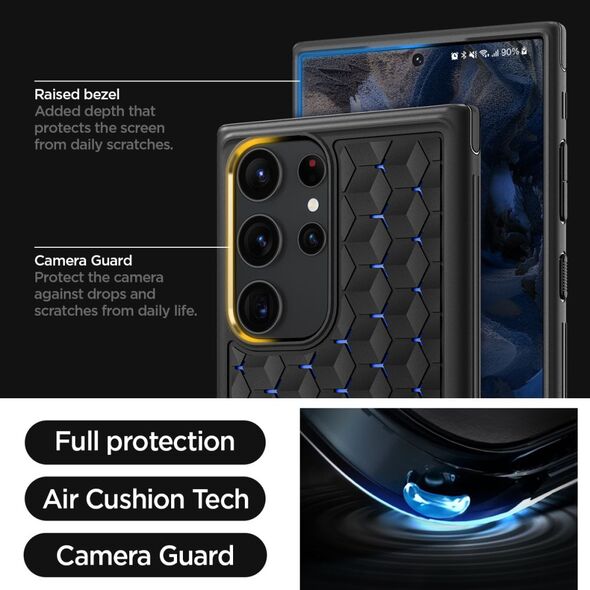 Spigen Cryo Armor for Samsung Galaxy S23 Ultra matte black 8809896740234