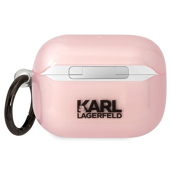 Karl Lagerfeld case for Airpods Pro KLAPHNCHTCP pink Ikonik Choupette 3666339088088