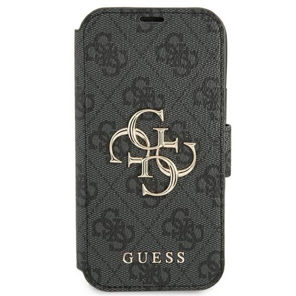 Guess case for iPhone 13 Pro / 13 6,1&quot; GUBKP13L4GMGGR grey book case 4G Big Metal Logo 3666339032586