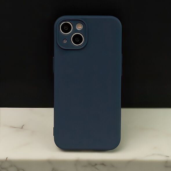 Silicon case for iPhone 15 Pro 6,1&quot; dark blue 5900495269041