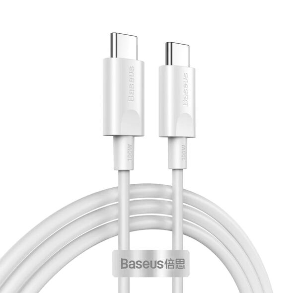 Network charger Baseus GaN5 Pro Fast, 65W, PD cable, White - 40410 έως 12 άτοκες Δόσεις