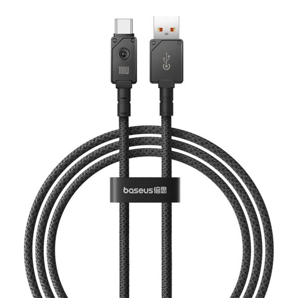 Data cable Baseus Unbreakable, Type-C, 100W, 1.0m, Black - 40426 έως 12 άτοκες Δόσεις