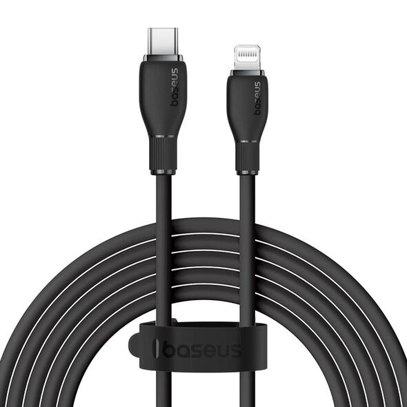 Data cable Baseus Pudding, Lightning, 1.2m, Black - 40429 έως 12 άτοκες Δόσεις