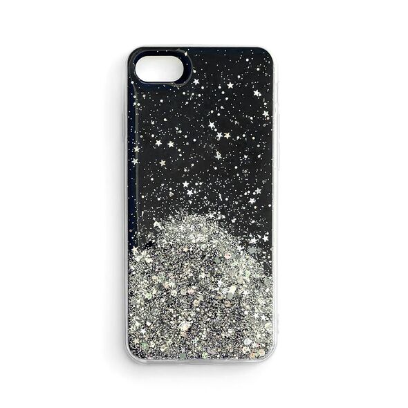 Wozinsky Star Glitter Shining Cover for Samsung Galaxy A72 4G black