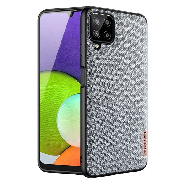 Dux Ducis Fino case covered with nylon material for Samsung Galaxy A22 4G gray