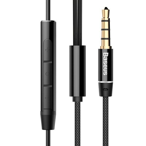 Mobile earphones Baseus Encok H06, Microphone, Black - 20772 έως 12 άτοκες Δόσεις