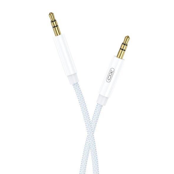 XO cable audio NB-R211C jack 3,5mm - jack 3,5mm 1,0 m white-blue 6920680827671