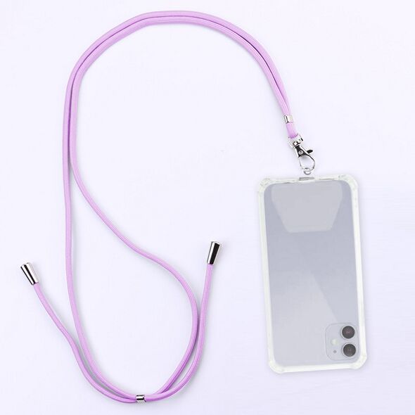 Universal neck strap for phones violet 5900495928252