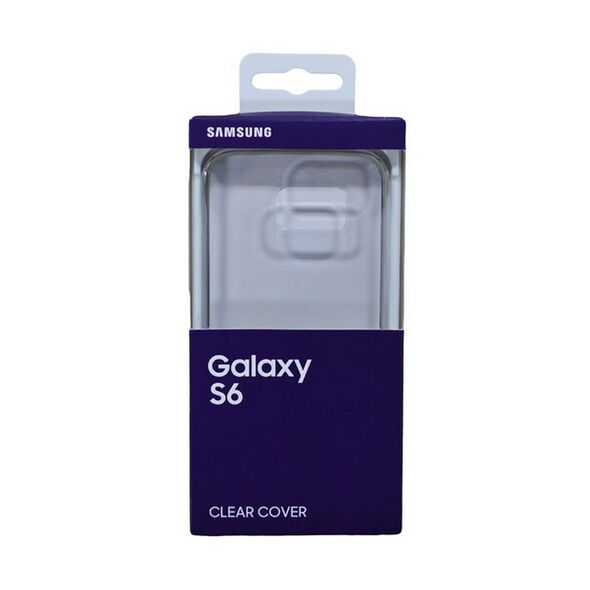 Samsung Θήκη Faceplate Samsung Clear Cover EF-QG920BFEGWW για SM-G920F Galaxy S6 Διάφανο - Χρυσό 16168 8806086652513