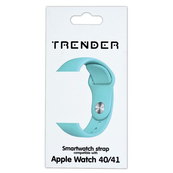 Trender Ανταλλακτικό Λουράκι Trender TR-ASL41LBL Σιλικόνης για Apple Watch 40/41mm Γαλάζιο 36243 3822132275206