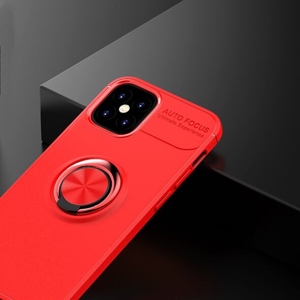 Ancus Θήκη Ancus Autofocus Shockproof με Ring Holder για Apple iPhone 12 Mini Κόκκινη 36539 5210029097720