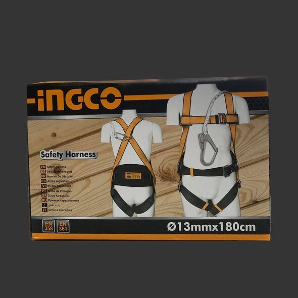 Ingco Ζώνη Εργασίας Ολόσωμη 4 Σημείων Hsh501802 6925582137262 έως 12 Άτοκες Δόσεις