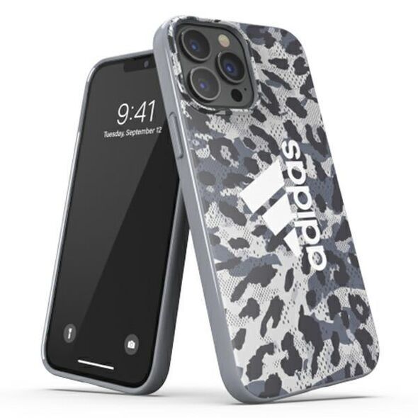 Adidas OR Snap Case Leopard iPhone 13 Pro / 13 6,1" szary/grey 47259