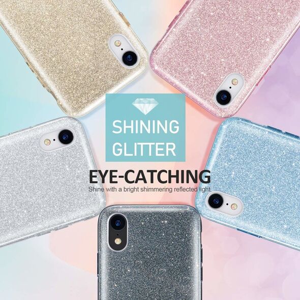 Glitter case LG K8 2018 blue 8819100001686