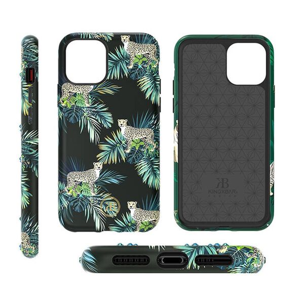 Case IPHONE 11 PRO Kingxbar Forest Series Green Leopard 6959003589422