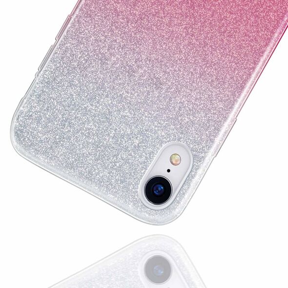 Case IPHONE 13 MINI Glitter silver & pink 5904161119357