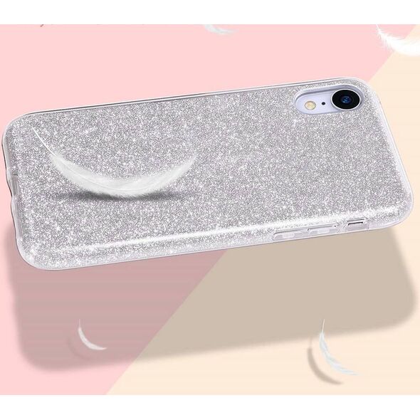 Case MOTOROLA MOTO E7 POWER Glitter silver 5904161119494