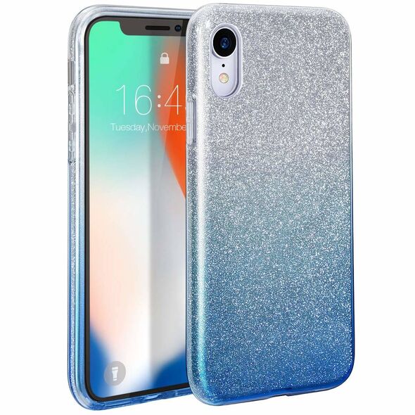 Case SAMSUNG GALAXY A03S Glitter silver & blue 5904161119920