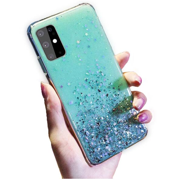 Case XIAOMI REDMI 10 Sequins Glue Glitter Case mint 5904161122302