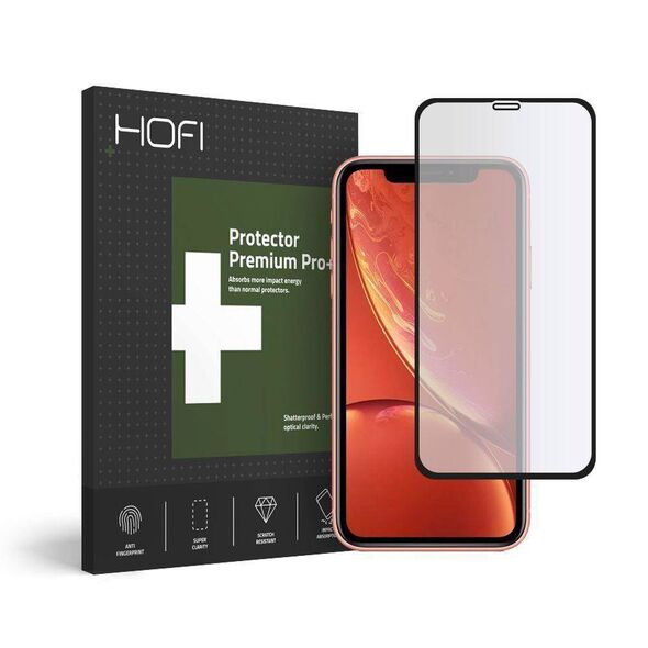 Hybrid Glass IPHONE 11 HOFI Hybrid black 5906735414608