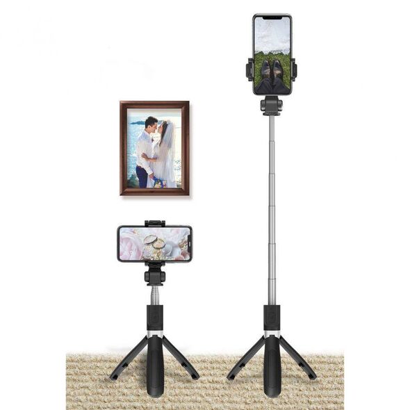 Wireless Selfie Stick Tripod for iOS / Android Tech-Protect L01S black 0795787711484