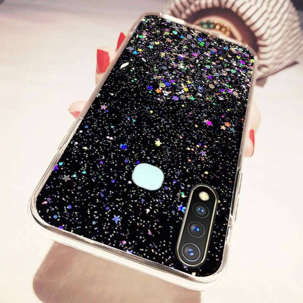 Case XIAOMI 12 5G / 12X 5G Sequins Glue Glitter Case black 5904161125624