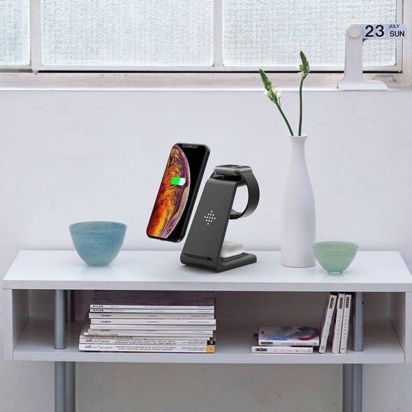 Wireless Charging Station 3in1 for Apple Tech-Protect A8 black 9589046926839