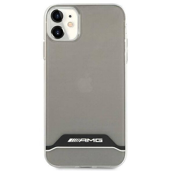 Case IPHONE 11 Mercedes AMG Hardcase Electroplate Black&White (AMHCN61TCBW) transparent 3666339014568