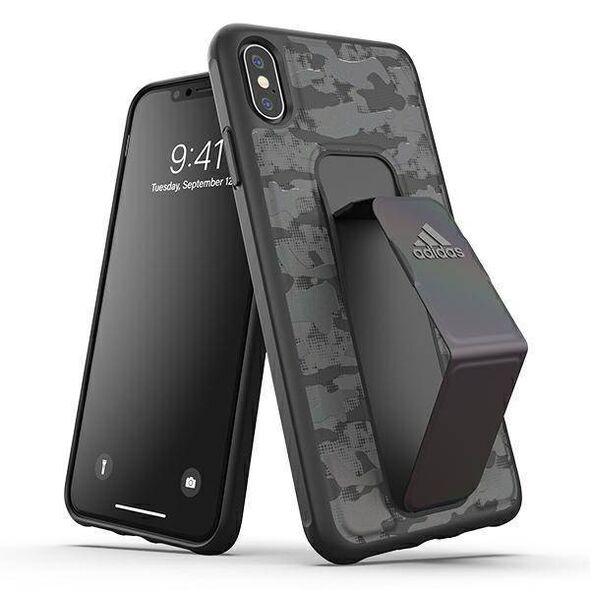 Original Case IPHONE XS MAX Adidas SP Grip Case CAMO (35026) black 8718846069250