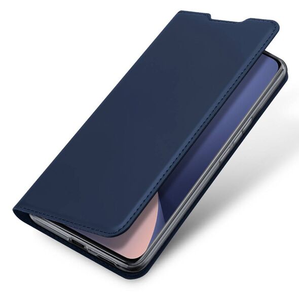 Case XIAOMI 12 LITE with a Flip Dux Ducis Skin Leather navy blue 6934913037508