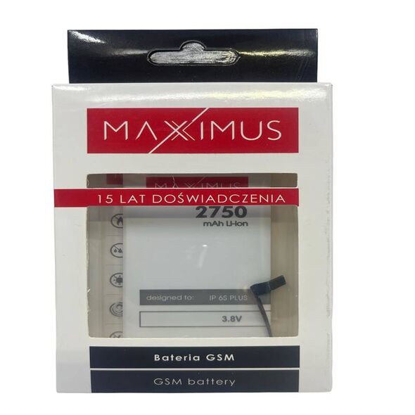 Battery for APPLE IPHONE 6S+ PLUS 2750mAh Maxximus 5901313085355