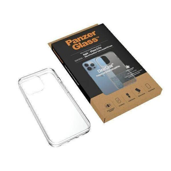 Case IPHONE 13 PRO PanzerGlass ClearCase Antibacterial Military (0322) Grade Clear 5711724003226