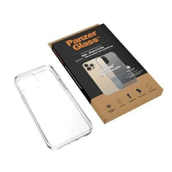 Case IPHONE 13 PRO MAX PanzerGlass ClearCase Antibacterial Military (0314) Grade Clear 5711724003141