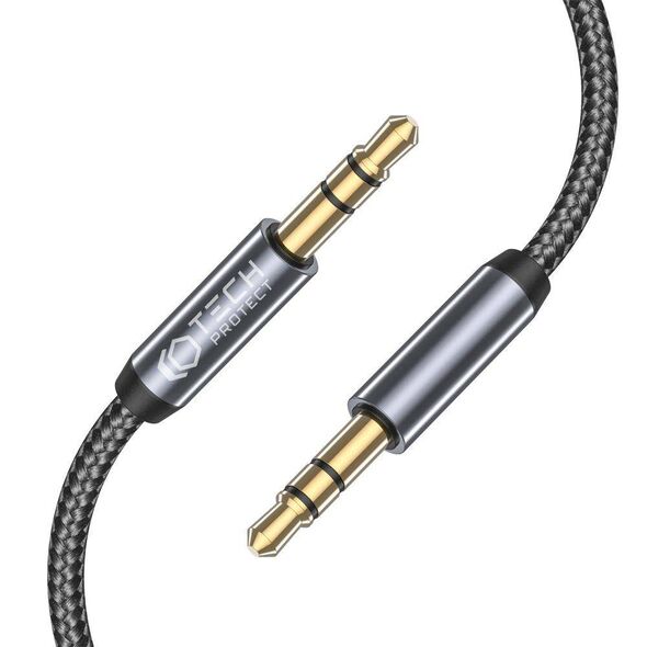 Cable Audio AUX 1,5m minijack 3,5mm - minijack 3,5mm Tech-Protect Ultraboost black 9490713931547