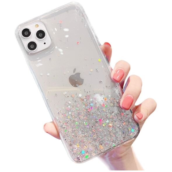 Case XIAOMI REDMI NOTE 12 5G / POCO X5 5G Sequins Glue Glitter Case transparent 5904161134282