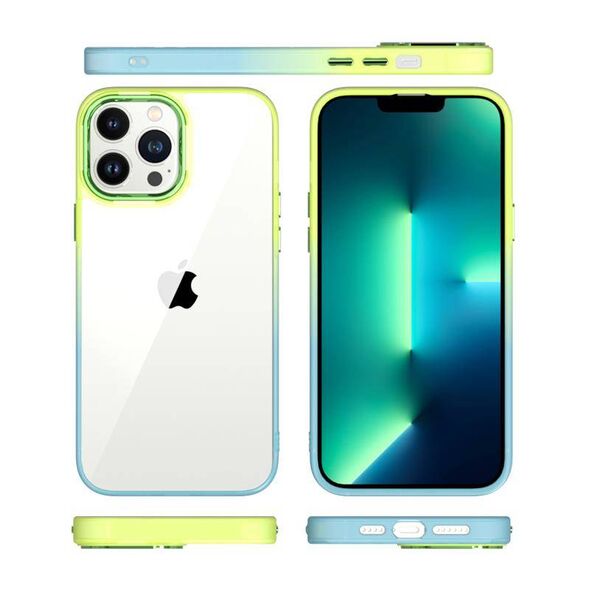 Case IPHONE 13 MX Rainbow green-blue 5901313078920