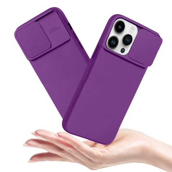 Case XIAOMI REDMI NOTE 12 5G Silicone with Camera Cover Nexeri Silicone Lens dark purple 5904161137931