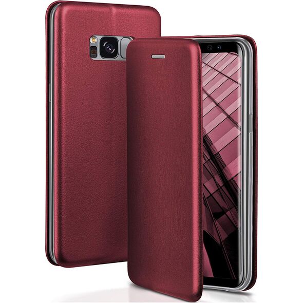 Case XIAOMI 13 Leatherette Wallet Flip Elegance (Magnetic) burgundy 5900495076601