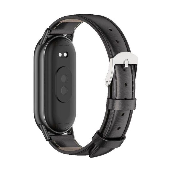 Case XIAOMI MI BAND 8 / 8 NFC Tech-Protect LeatherFit black 9490713935347