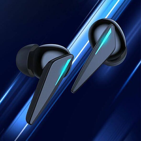 Bluetooth 5.0 TWS Gaming Headphones + AWEI Docking Station (T23) black 6954284004145