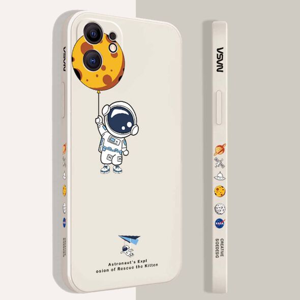 Case IPHONE 14 PRO Astronaut NASA creamy 5904161140443