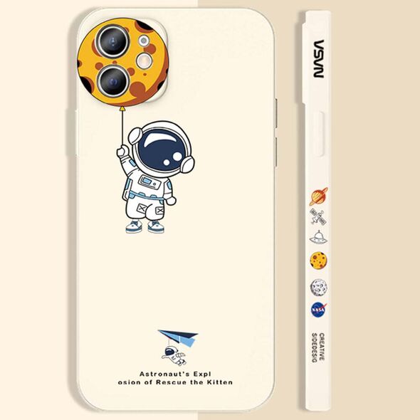 Case IPHONE 14 PRO MAX Astronaut NASA creamy 5904161140412